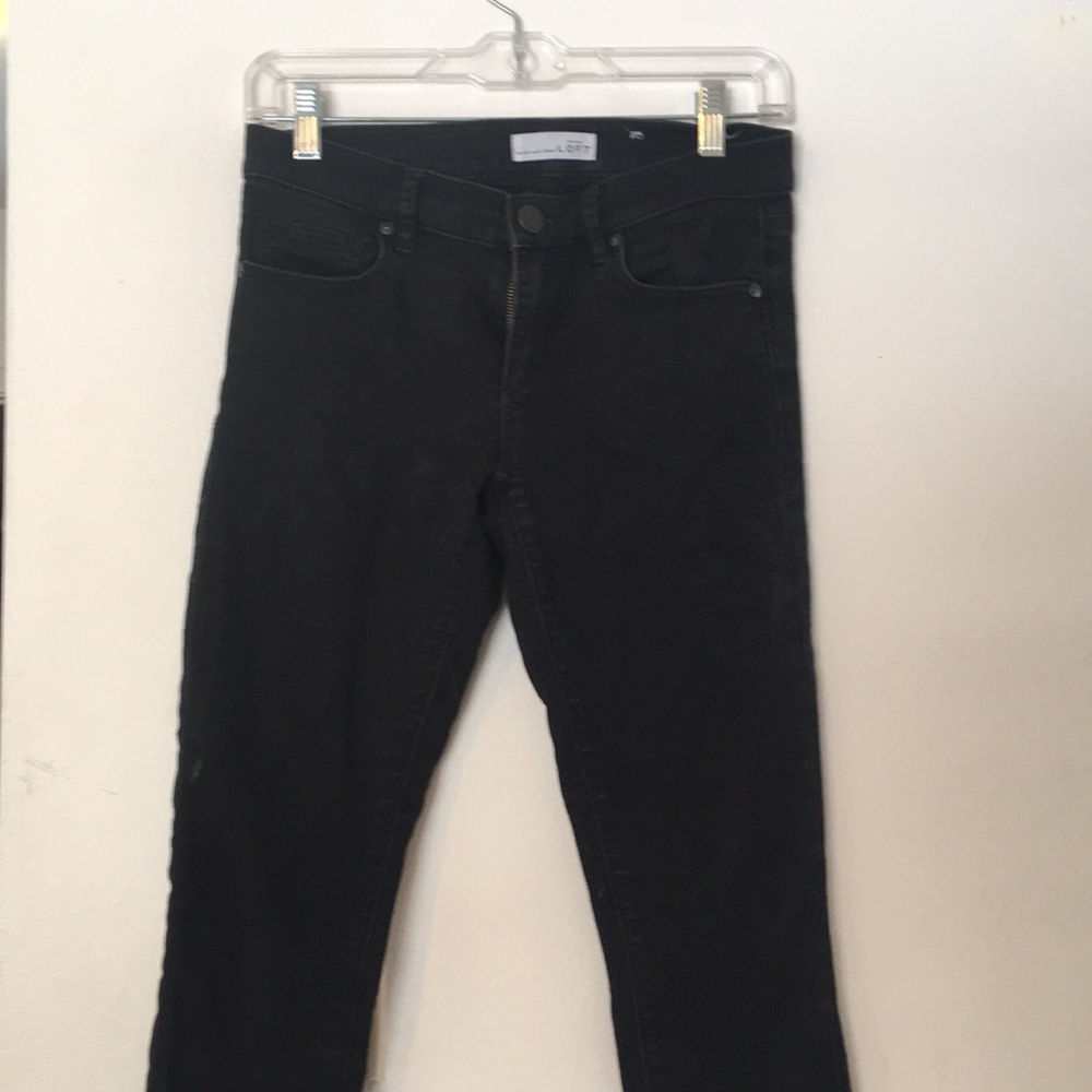 Loft Modern Skinny black jeans size 0R